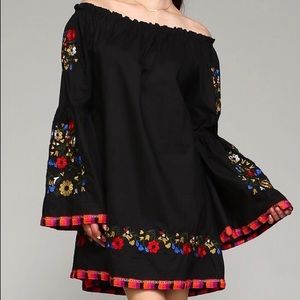 Off the shoulder dress